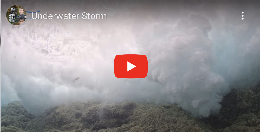 underwater storm video